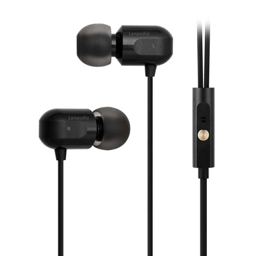 Lenaudio Wired Earbuds with Microphone, Powerful Bass Tangle Free Cord