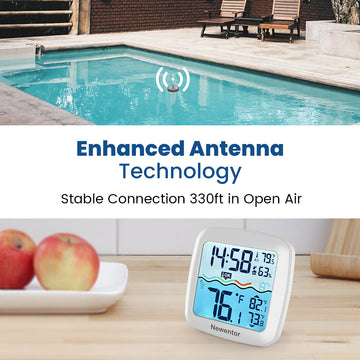 Floating Wireless Digital Pool Thermometer
