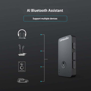 Lenaudio Bluetooth Receiver for Car, Wireless Audio Receiver for Home Stereo, Headphones & Car Connectivity
