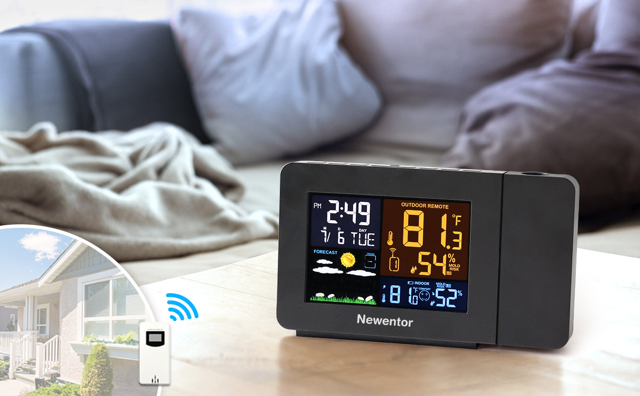 Newentor Q5 Weather Station Wireless Indoor Outdoor Digital Clock