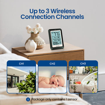 Wireless Atomic 4-inch Weather Station Q8 - All In One Functions