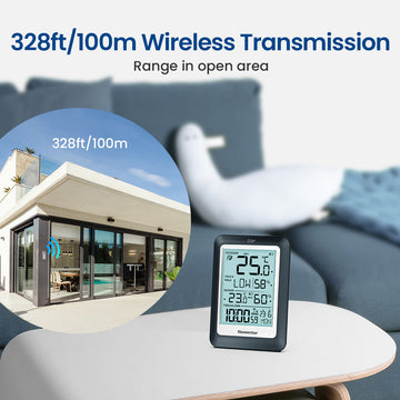 Wireless Atomic 4-inch Weather Station Q8 - All In One Functions